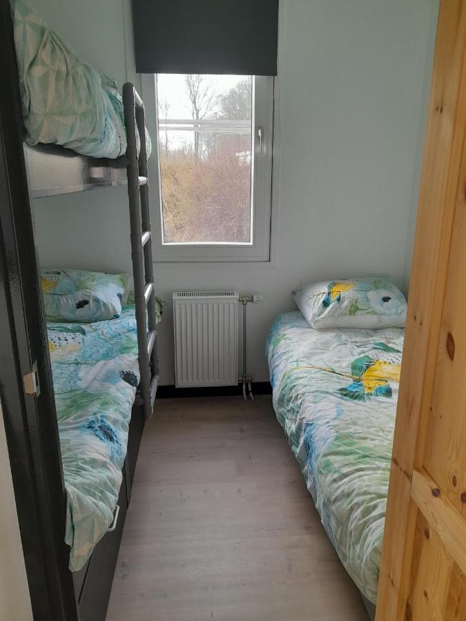 Luxe 5 Persoons Bungalow Op Rustig Vakantiepark Nabij Leeuwarden Dronrijp Extérieur photo